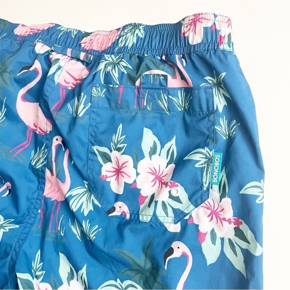 Bonobos 7” Flamingo Print Swim Trunks Men’s Size Medium - Picture 8 of 8